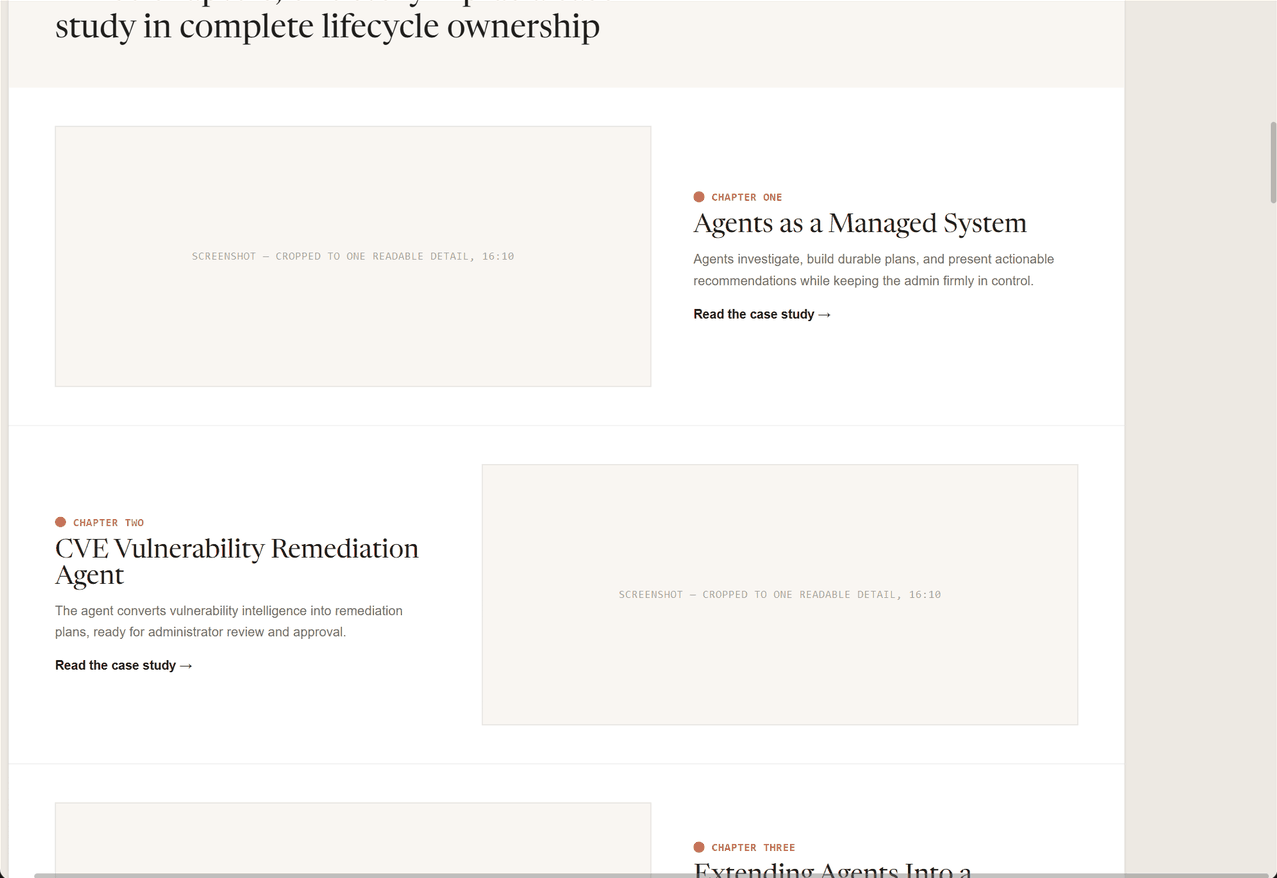 Screenshot: two layout directions for the Projects index, compared side by side